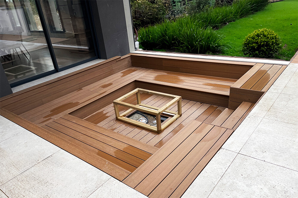 Comment réaliser sa terrasse enterrée en bois composite — free download